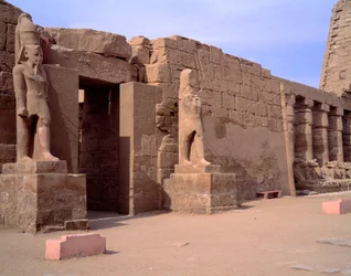 Antiquité égyptienne : vue du temple de Karnak