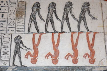 Hiéroglyphe, Tombe de Ramsès IX, Louxor