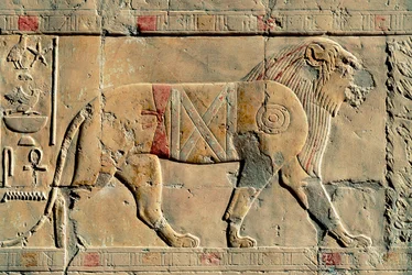 Lion, Senenmut, Temple de Hatshepsut, Dayr al-Bahri, Égypte