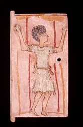 Garçon jonglant, porte d
