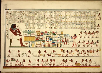 Hiéroglyphes égyptiens, de Vues, etc., de Sheikh-Hassan à Beni-Hassan, Atlas Folio