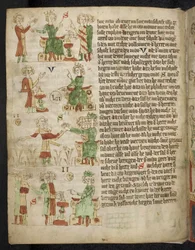 Droit féodal. Du Sachsenspiegel de Heidelberg, 14e siècle