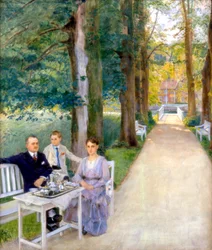 Joh Salve Kallevig, Gudrun Kallevig, Morten Kallevig, vers 1900-1928