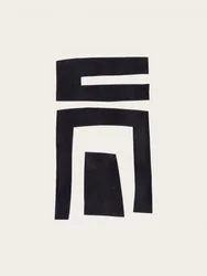 Formes noires abstraites