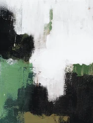 Paysage abstrait et verdoyant