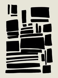 Formes abstraites noires