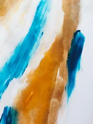 Flux abstrait bleu-orange