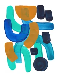 Formes abstraites colorées