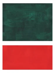 Blocs vert foncé et rouge