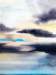 Paysage marin abstrait et spectaculaire