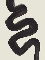 Abstraction noire fluide