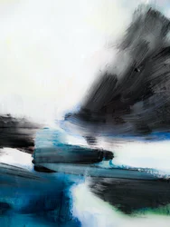 Abstrait « Fluid Blue »