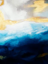 Horizon de la mer dorée