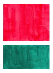 Abstrait rose vif et émeraude