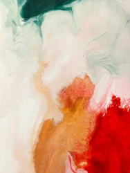 Or liquide rouge abstrait