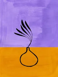 Vase botanique minimaliste