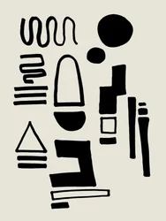 Formes abstraites modernes