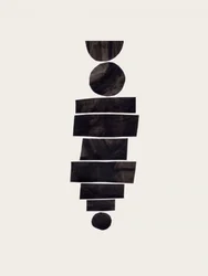 Formes abstraites superposées