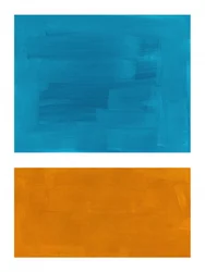 Abstrait bleu sarcelle et orange