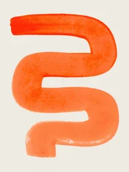 Courbe abstraite et éclatante