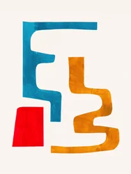 Formes abstraites éclatantes