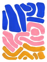 Formes abstraites éclatantes