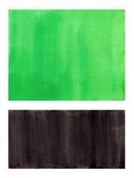 Vert vif et noir - Abstrait