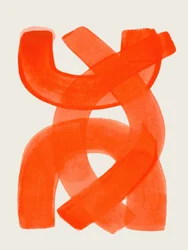 Abstraction orange vif