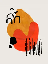 Formes abstraites chaleureuses