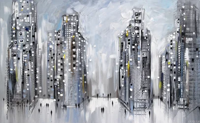Paysage urbain abstrait