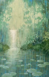 Étang de la forêt lumineuse