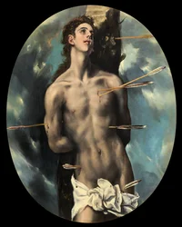 Saint Sébastien, vers 1610-14 (huile sur toile)