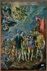 Le martyre de saint Maurice (peinture sur toile)