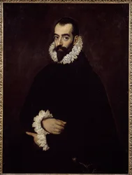 Portrait présumé du duc de Benavente Peinture par Domenikos Theotokopoulos dit El Greco (1541-1614)