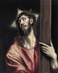 Le Christ tenant la croix
