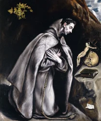 Saint François en méditation