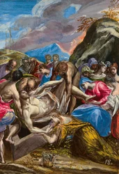 La mise au tombeau du Christ