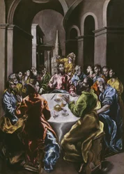 Le festin dans la maison de Simon, 1608-14