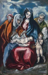 La Sainte Famille avec Sainte Anne et l