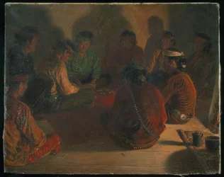Joueurs de cartes Navajo