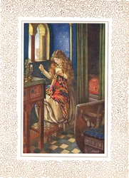 La Dame de Shalott, illustration des 