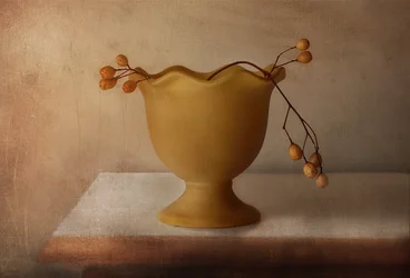 Nature morte aux baies rustiques