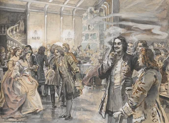 Célébrations de Pâques à la cour de Pierre le Grand