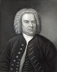 Portrait de Johann Sebastian Bach, compositeur allemand