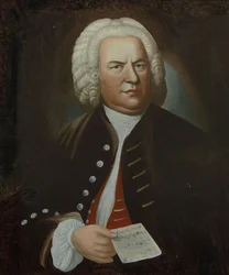 Portrait de Johann Sebastian Bach, milieu du XVIIIe siècle