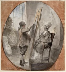 Le professeur Sergel modèle Mme Schröderheim