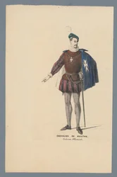 Chevalier de Malte, costume allemand