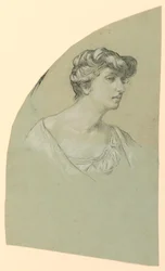 Dessin, esquisse de portrait d