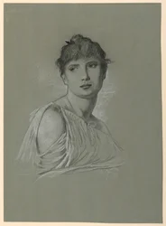 Dessin, esquisse de portrait d