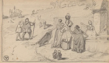 Père et fils, vers 1859